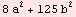 8 a^2 + 125 b^2