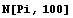 N[Pi, 100]