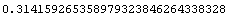 0.314159265358979323846264338328