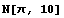N[π, 10]