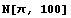 N[π, 100]