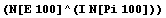 (N[E 100]^(I N[Pi 100]))