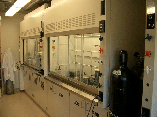 2 fume hoods